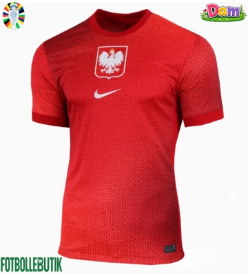 Polen Bortatröja Kvinnor EM 2024 Kortärmad